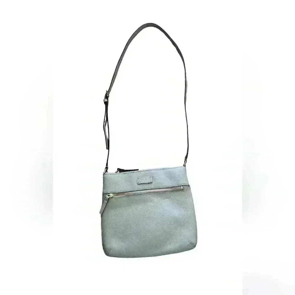 Kate Spade New York | Blue Lake's Edge Grove Street Rima Leather Crossbody Bag - Picture 1 of 6